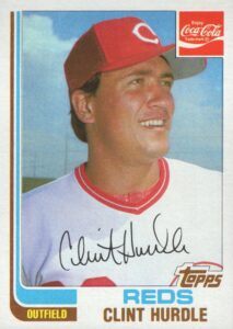 Clint Hurdle 1982 Topps Coca Cola baseball card