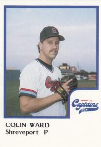 Colin Ward 1986 minor league baseball card