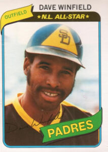 Dave Winfield 1980 Topps Baseball Card