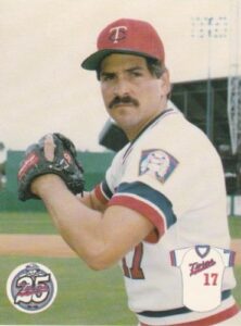 Dennis Burtt 1986 Twins baseball Card