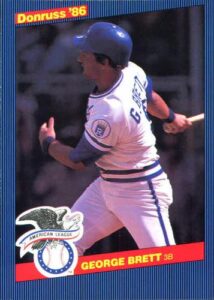 George Brett 1986 Donruss Baseball Card