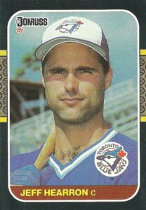 Jeff Hearron 1987 Donruss Baseball Card