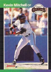 Kevin Mitchell 1989 Donruss Baseball Card