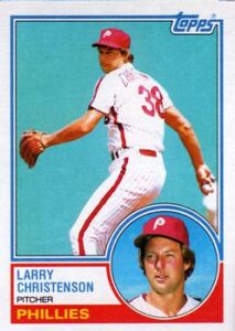 Larry Christenson 1983 Topps Baseball Card