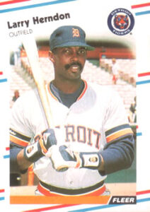 Larry Herndon 1988 Fleer Baseball Card