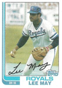 Lee May 1982 Topps Baseball Card