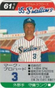 Mark Brouhard 1986 Japan baseball card