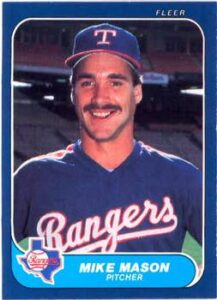 Mike Mason 1986 Fleer Baseball Card