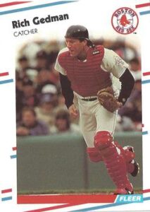 Rich Gedman 1988 Fleer Baseball Card