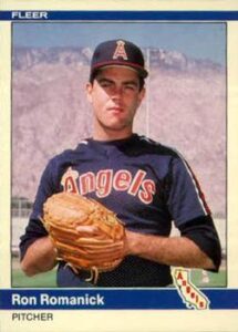 Ron Romanick 1984 Fleer Baseball Card