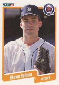 Shawn Holman 1990 Fleer Baseball Card