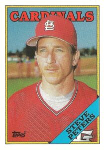 Steve Peters 1988 Topps Baseball Card