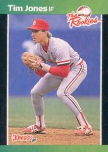Tim Jones 1989 Donruss Baseball Card