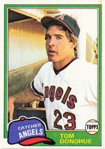 Tom Donohue 1981 Topps Baseball Card