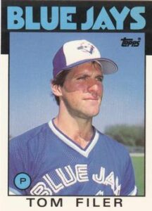 Tom Filer 1986 Topps Baseball Card