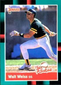 Walt Weiss 1988 Donruss Baseball Card