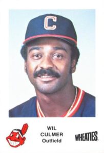 Wil Culmer 1983 Wheaties Cleveland Indians postcard
