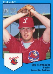 Bob Tewksbury 1989 minor league baseball card