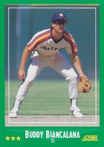 Buddy Biancalana 1988 Score Baseball Card