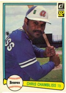 Chris Chambliss 1982 Donruss Baseball Card