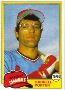 Darrell Porter 1981 Topps Baseball Card