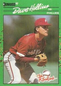 Dave Hollins 1990 Donruss Baseball Card