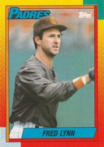 Fred Lynn 1990 Topps Baseball Card