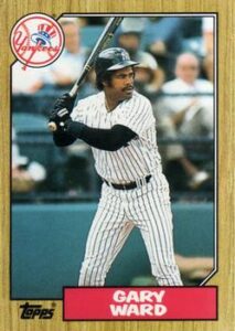 Gary Ward 1987 Topps Baseball Card