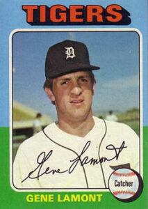 Gene Lamont 1975 Topps Baseball card