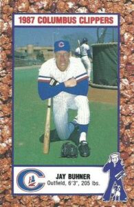 Jay Buhner 1987 minor league baseball card