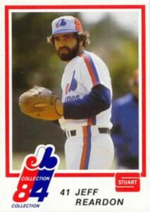 Jeff Reardon 1984 baseball card