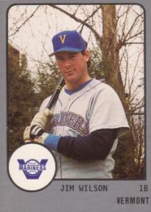 Jim Wilson minor league baseball card