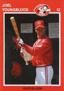 Joel Youngblood 1989 Reds baseball card