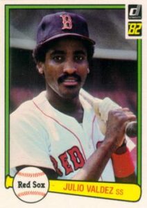Julio Valdez 1982 Donruss Baseball Card