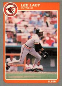 Lee Lacy 1985 Fleer Baseball Card