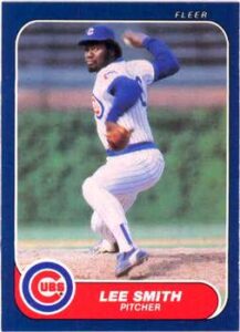 Lee Smith 1986 Fleer Baseball Card
