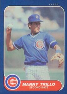 Manny Trillo 1986 Fleer baseball card