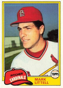Mark Littell 1981 Topps Baseball Card