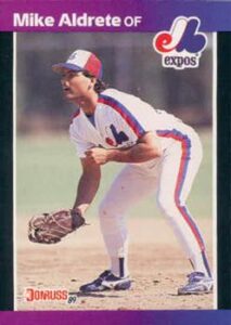Mike Aldrete 1989 Donruss Baseball Card