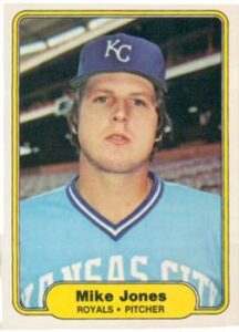 Mike Jones 1982 Fleer Baseball Card