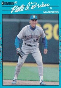 Pete O'Brien 1990 Donruss Baseball Card