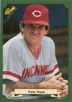 Pete Rose 1987 Classic baseball card