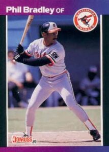 Phil Bradley 1989 Donruss Baseball Card