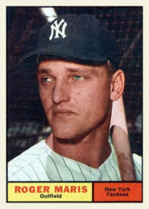 Roger Maris 1961 Topps Baseball Card