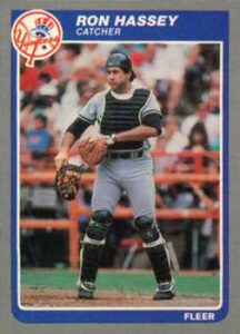 Ron Hassey 1985 Fleer Baseball Card