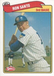 Ron Santo 1989 baseball card