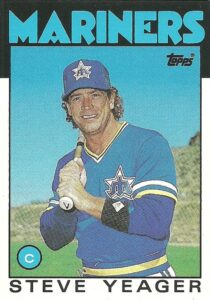 Steve Yeager 1986 Topps Baseball Card