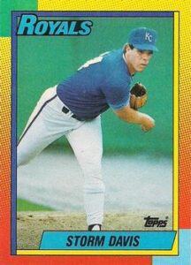 Storm Davis 1990 Topps Baseball Card