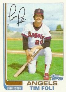 Tim Foli 1982 Topps Baseball Card