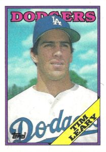 Tim Leary 1988 Topps Baseball Card